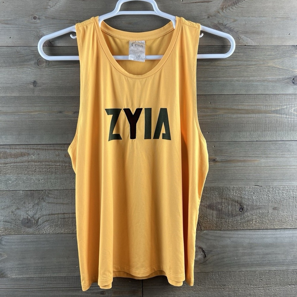 ZYIA Vibrant Yellow Sleeveless Top